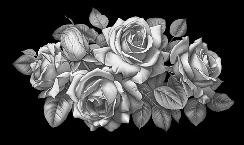 Цветочная композиция 032 (розы)