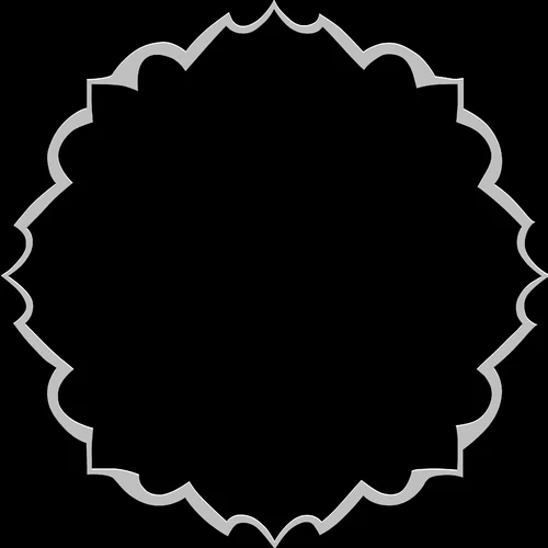 Рамка круглая