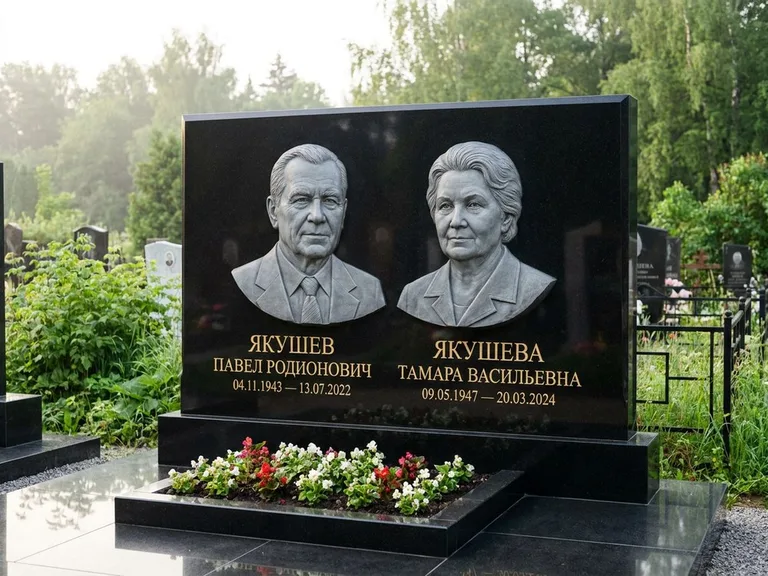Памятник с барельефом — выполненная работа 36 во Владивостоке