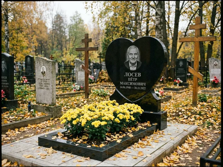 Керамический портрет пожилой женщины во Владивостоке