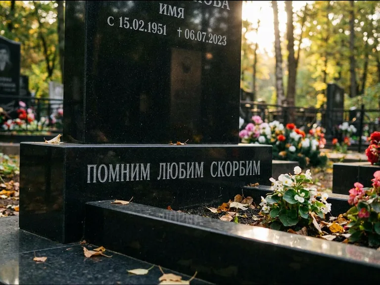 Эпитафия — гравировка с выездом на кладбище во Владивостоке