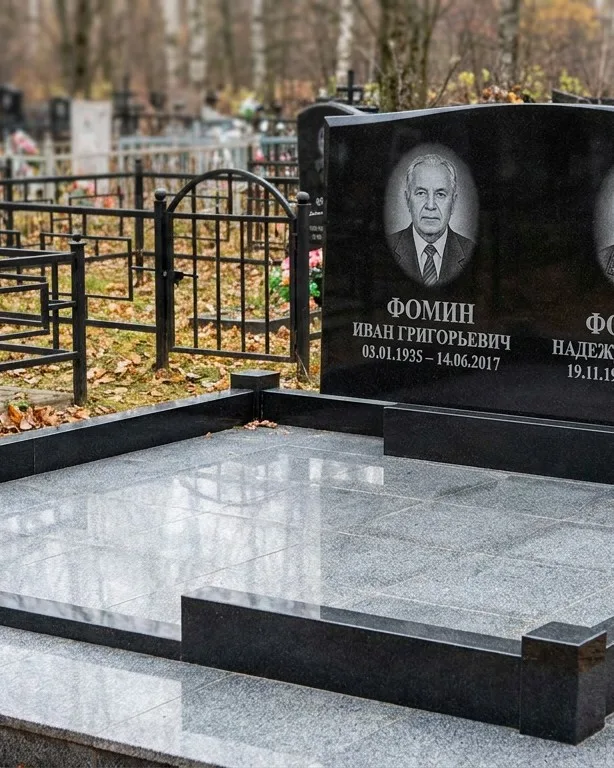 Премиум-комплекс под ключ с вазами и скамьёй во Владивостоке