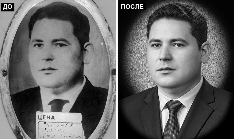 Ретушь фото на памятник — реставрация фотографии: до и после во Владивостоке