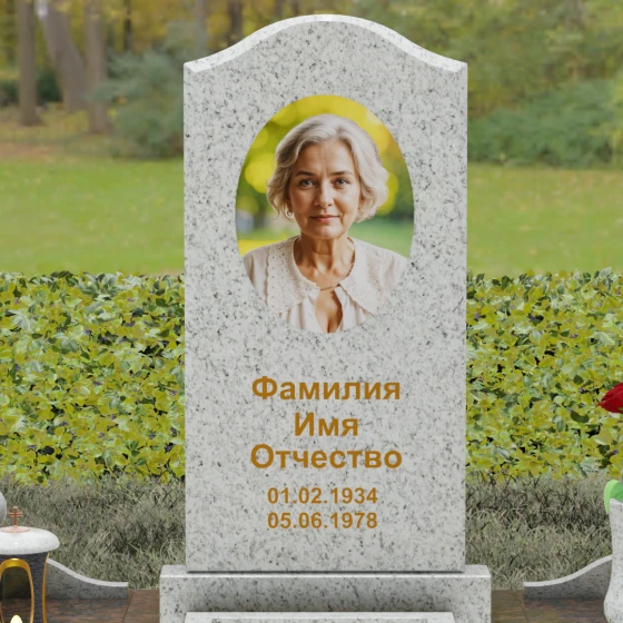 Гранитный светский памятник во Владивостоке, гранит Мансуровский