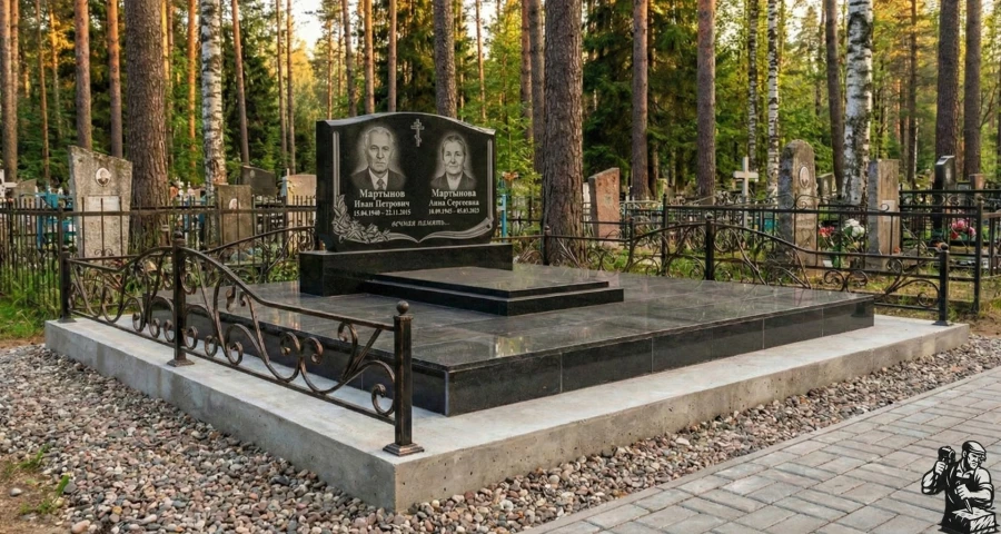 dvojnoj-pamyatnik-granit-portrety-ograda-kladbishche-2
