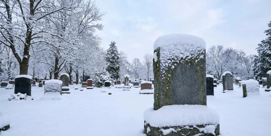kladbishche-zimoy-pamyatnik