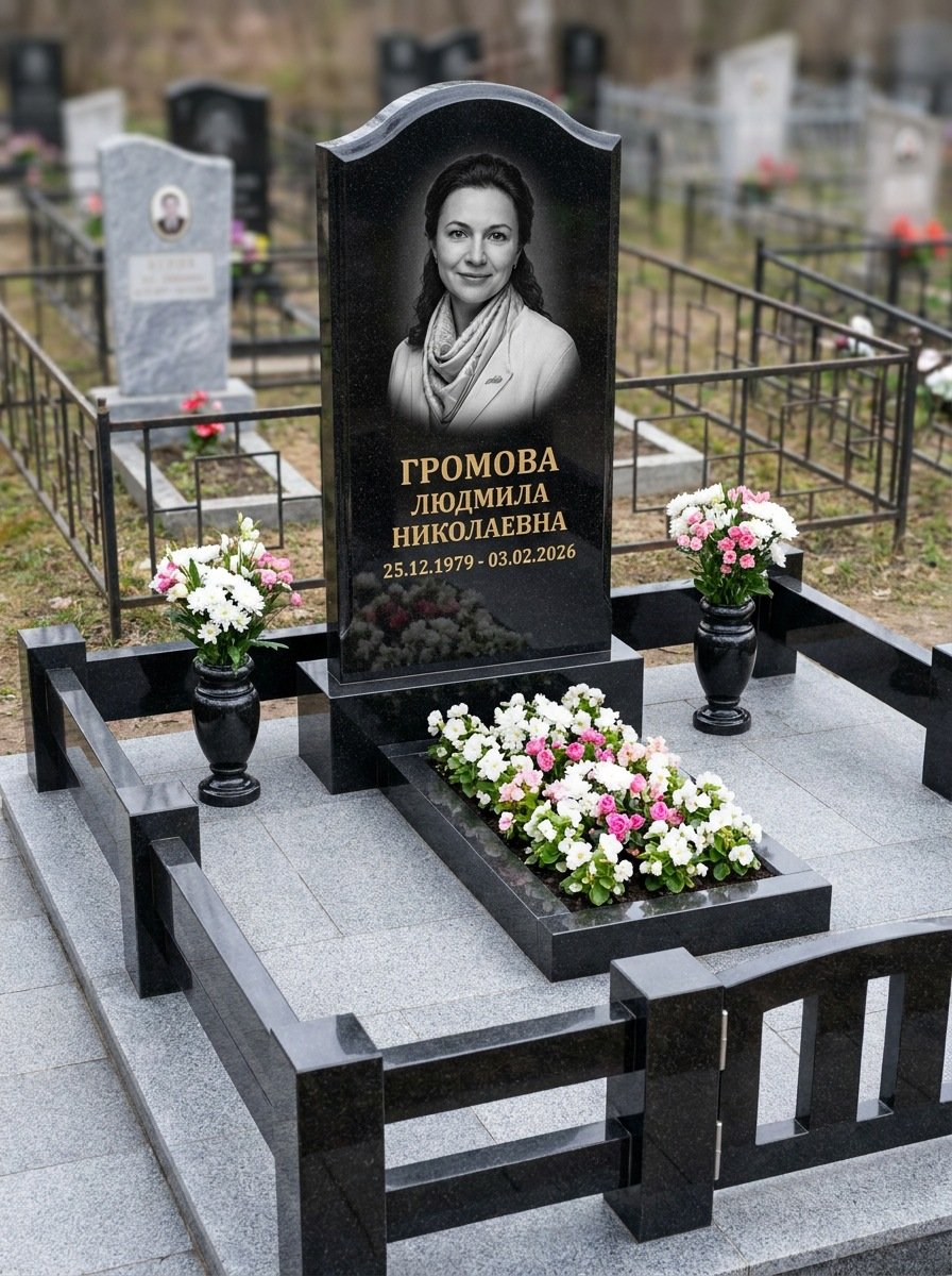 Портрет на памятнике во Владивостоке — Чёрно-белый портрет подготовили под станок — гравировка на стеле